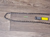 27RX197G, Oregon .404 pitch .063 gauge 197 Drive link Hyper Skip Ripping saw chain custom loop
