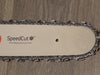 584408 Replacement 18" SpeedCut guide saw bar + chainsaw chain