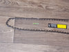 27RX124G, Oregon .404 pitch .063 gauge 124 Drive link Hyper Skip Ripping saw chain custom loop