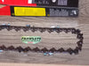 75CJ093G 28" 3/8 pitch .063 93 DL Square ground Full Skip chisel chain