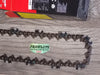 75CJ070G 20" 3/8 pitch .063 70 DL Square ground Full Skip chisel chain loop