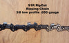 91R100U 10 degree ripcut chain 3/8 low profile .050 gauge on reel