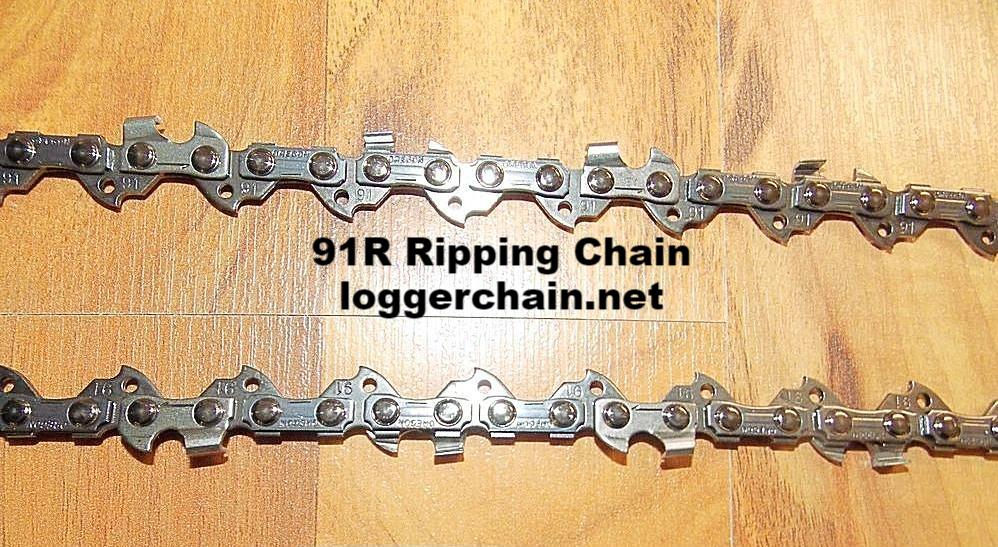 91R045 3/8 low profile 050 gauge 45 Drive link Ripping saw chain