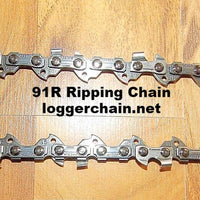 91R049 3/8 low profile 050 gauge 49 Drive link Ripping saw chain RipCut Oregon