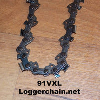 91VXL057G / 91VXL057 / T57 Oregon saw chain 3/8 LP .050