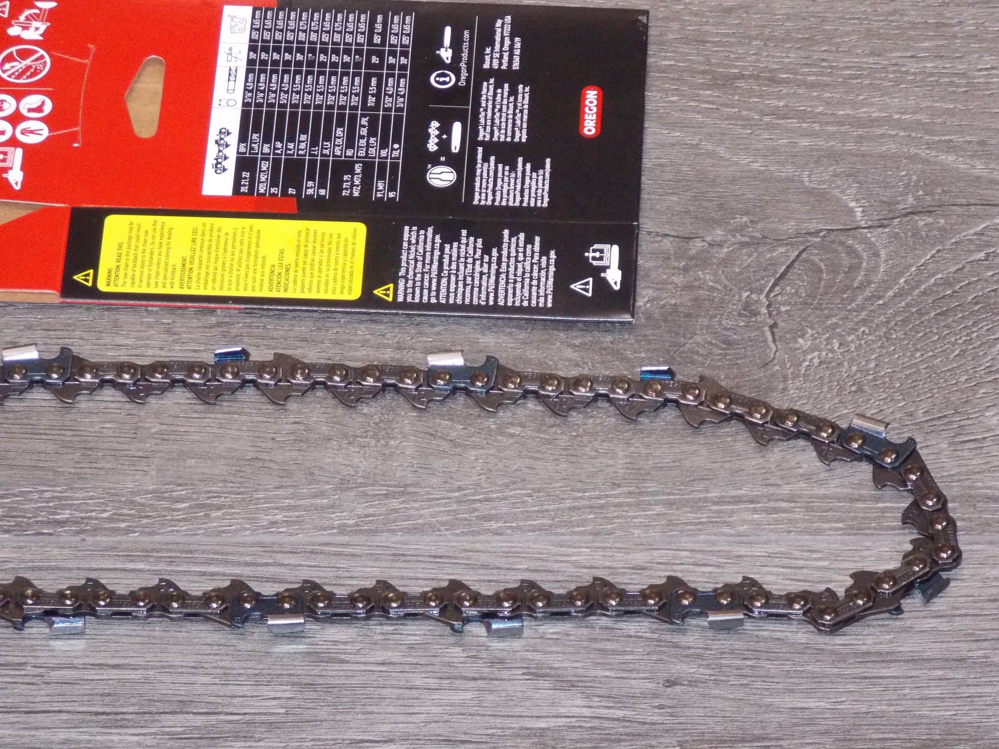 72APX102G Full-Skip Tooth Semi-Chisel, 32-Inch saw chain loop ...