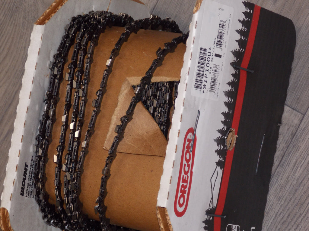 Oregon Chain Box 91P100U Oregon® 100' reel Saw Chain 3/8 Low Profile .050 gauge ...