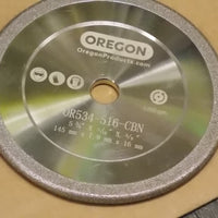 Oregon OR534-516-CBN Borazon wheel for 3/4 pitch chain
