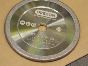 Oregon OR534-516-CBN Borazon wheel for 3/4 pitch chain