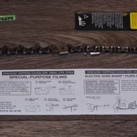 27RX222G, Oregon .404 pitch .063 gauge 222 Drive link Hyper Skip Ripping saw chain specs