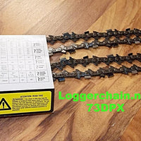 73DPX092G 3/8 pitch .058 gauge 92 Drive Link Semi-chisel chain loop