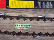 75CJ105G 32" 3/8 pitch .063 105 DL Square ground Full Skip chisel chain