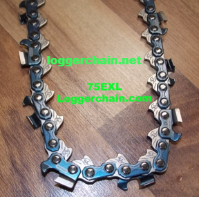 75EXL064G 3/8 pitch .063 gauge 64 Drive link Full chisel saw