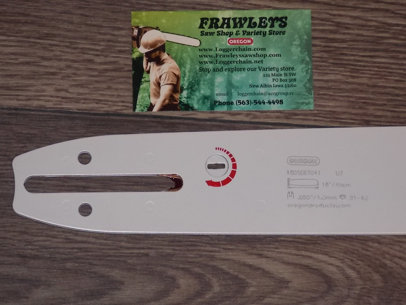 18" Replacement 23666 guide bar for Atlas 80volt model 56937