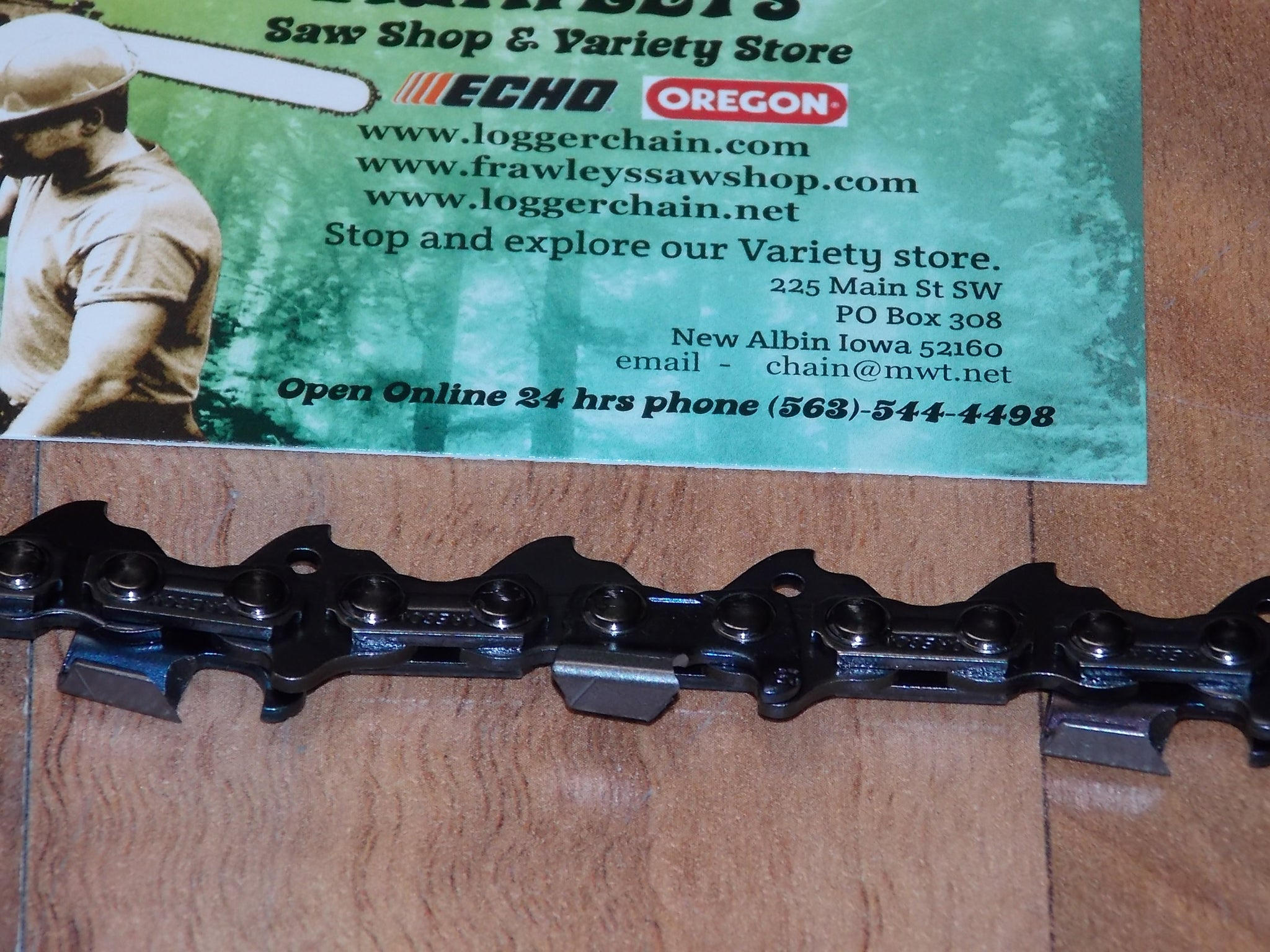 18" replacement saw chain for Stihl MS 250 wood boss, 025 Loop ...