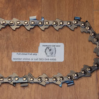 72JPX072G 20" 3/8 pitch .050 gauge 72 DL Full Chisel Skip tooth Chain