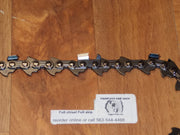 72JPX064 18" 3/8 pitch .050 gauge 64 DL Full Chisel Skip tooth Chain
