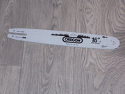 160SPEA074 Oregon 16" chainsaw guide bar 3/8 LP .050 gauge 55 DL
