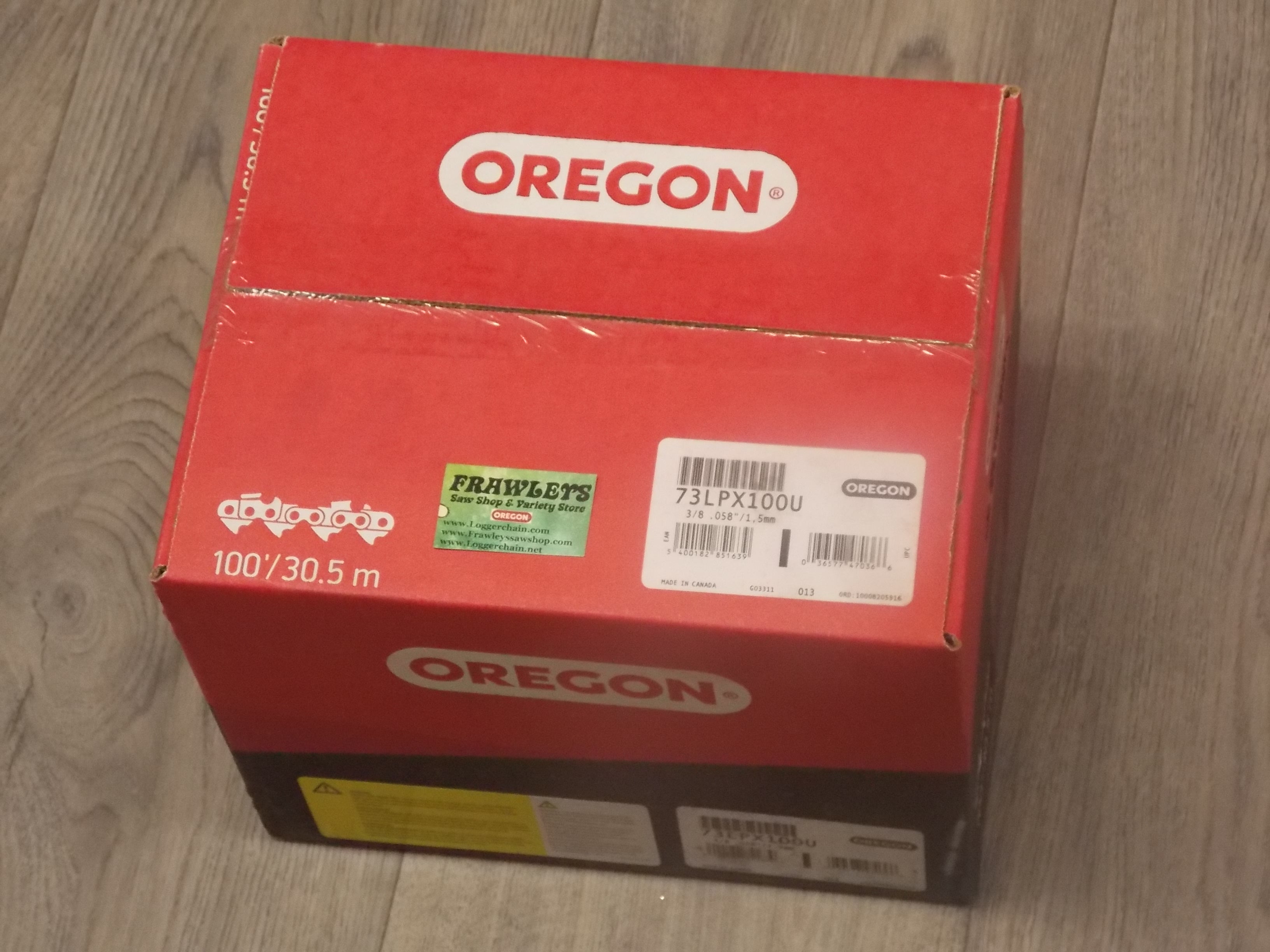 73LPX Oregon .058 gauge 3/8 pitch Chisel Saw Chain