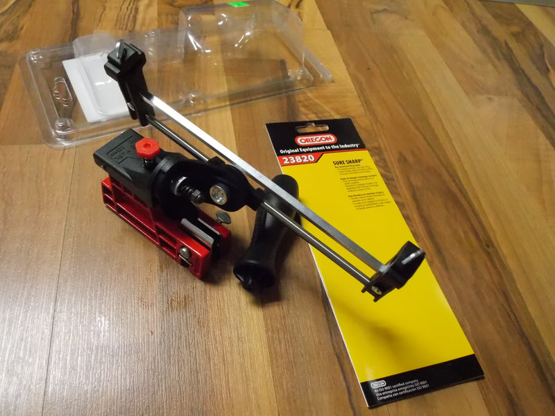 thumbnail image 2 of Oregon Chainsaw Filing Guide - Bar Mounted Sharpening Tool For Chainsaw Chains 2 of 10