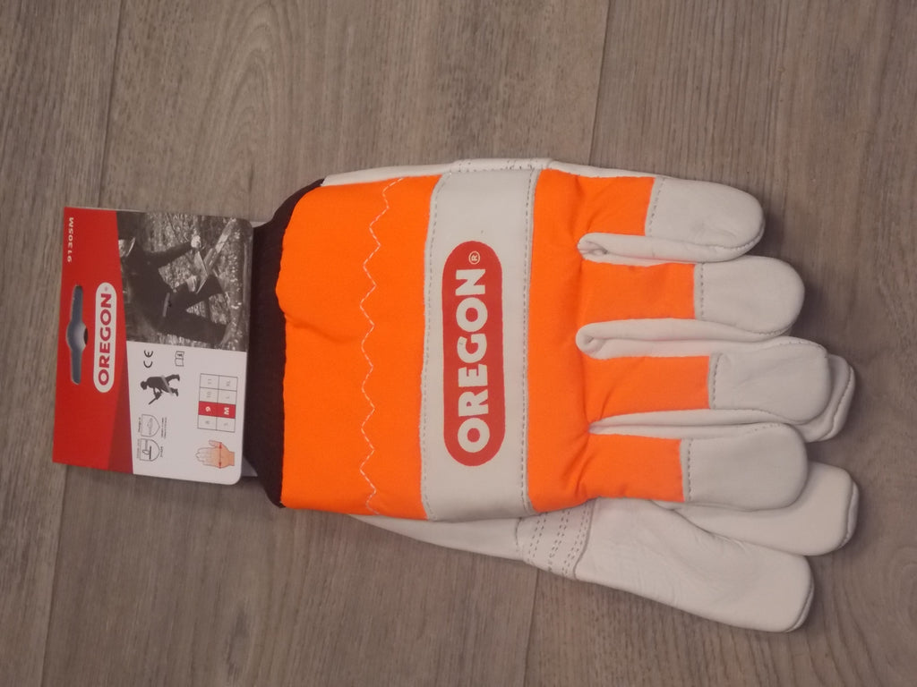 Oregon 91305M safety chainsaw protective gloves Medium size 9 cm | Loggerchain