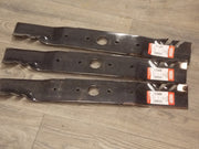 Set of three 595-622 Oregon® 2 replacement lawnmower Blade 21" length