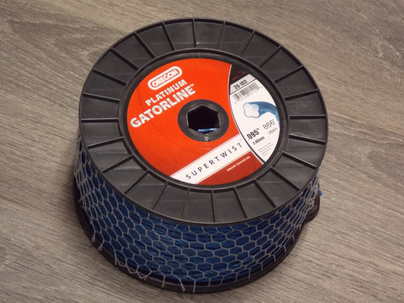 20-102 Oregon supertwist Platinum Gatorline trimmer line .095