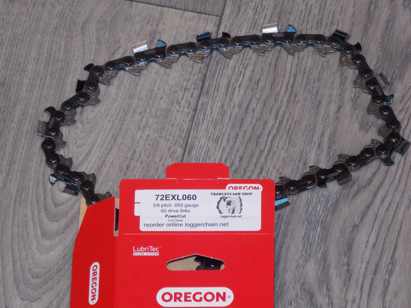 Agrileo 72EXL060G 3/8 pitch 050 gauge 60 drive link PowerCut chisel saw