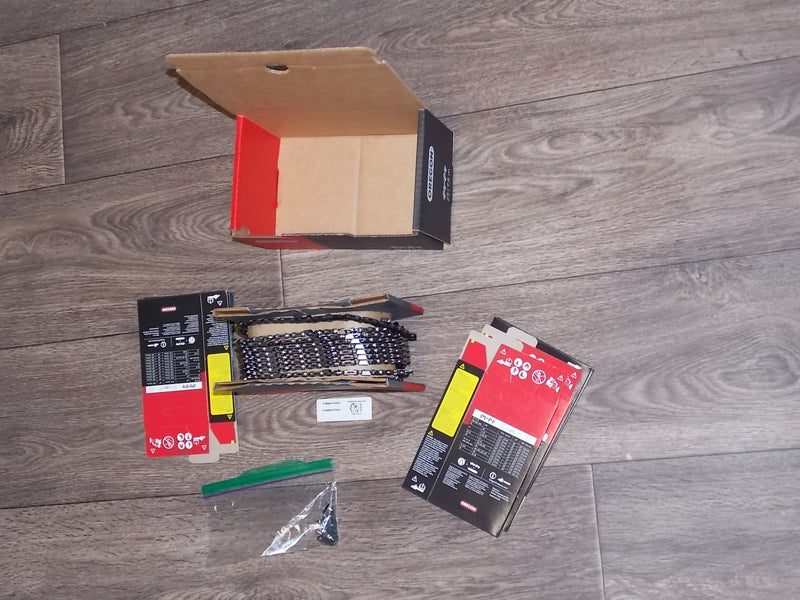 72CK025U 25' 3/8 pitch Square Ground Semi-skip chain .050