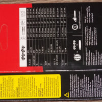 warning label and sharpening specs for 25AP Oregon chain